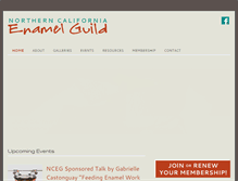 Tablet Screenshot of enamelguild.org
